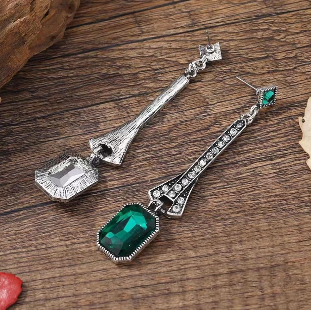 Vintage Long Dangle Earrings