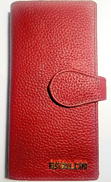 Estalon Leather Wallet Red