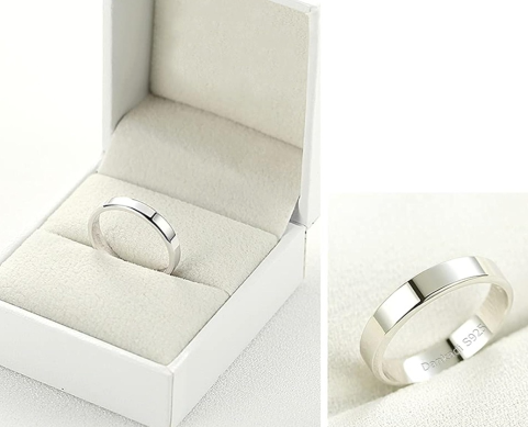 Dankadi Wedding Sterling Silver 925 Ring 3 mm