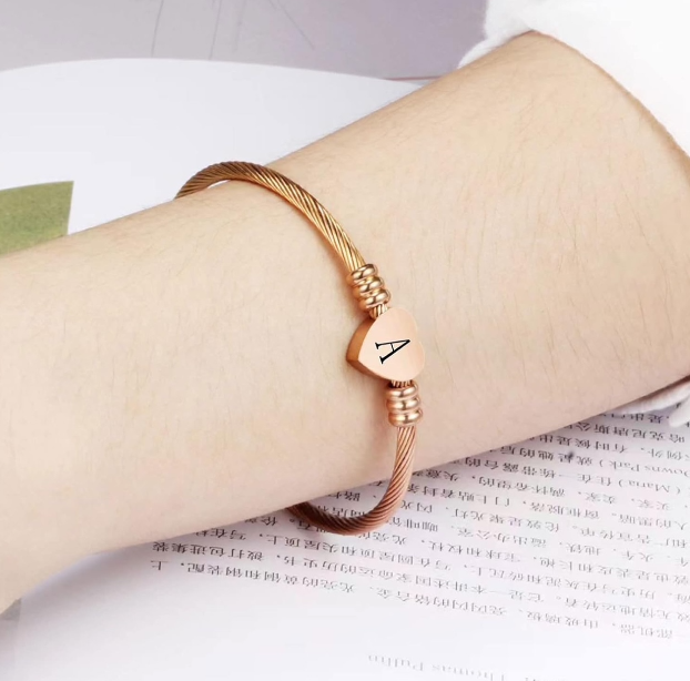"A" Bracelet Stainless Steel