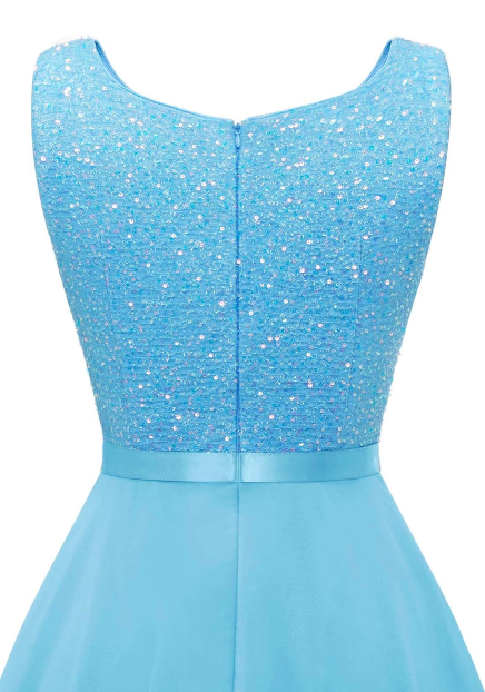 Dressystar Sequin Sparkly Dress V Neck