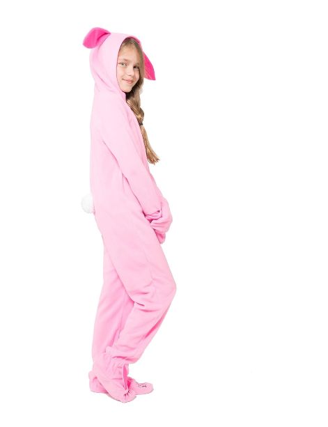 Christmas Story Kid's One Piece Bunny Sleep Pajama Footed