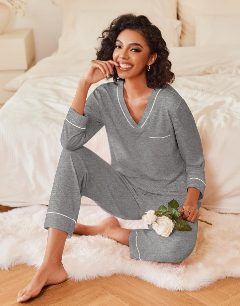 Ekouaer Women's Pajamas Sets
