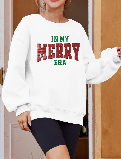 Women Merry Sweatshirts