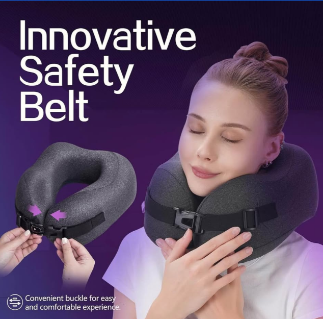 CSJT Travel Pillow Vac Compressed Memory Foam