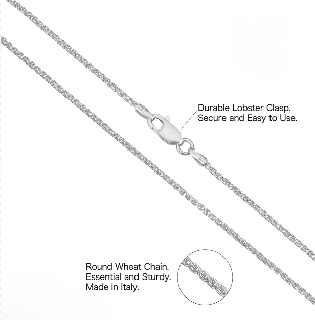 Sterling Silver Chain 1.5 mm