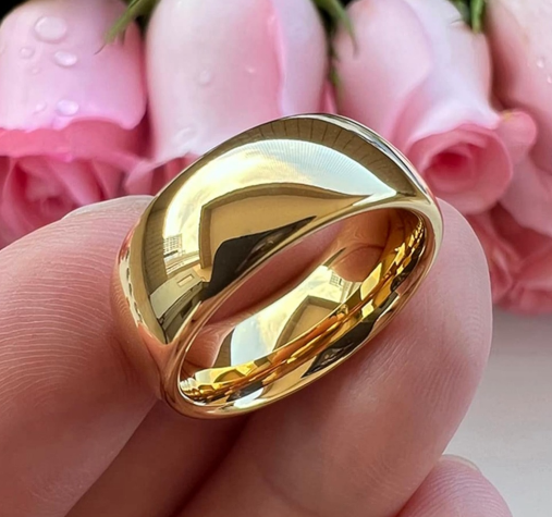 Tungsten Carbide Ring 8 mm