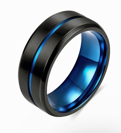 Titanium Steel Ring 8 mm