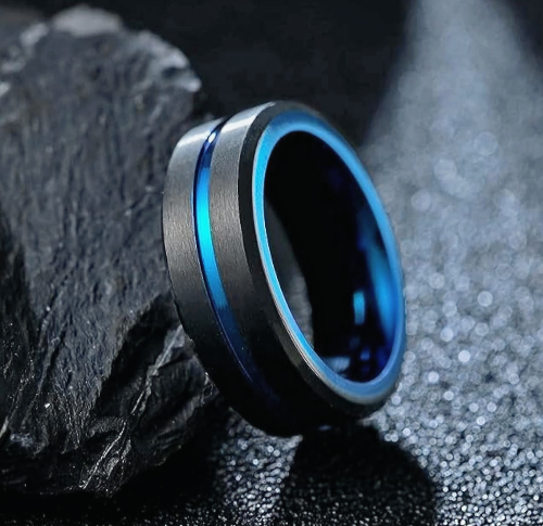 Titanium Steel Ring 8 mm
