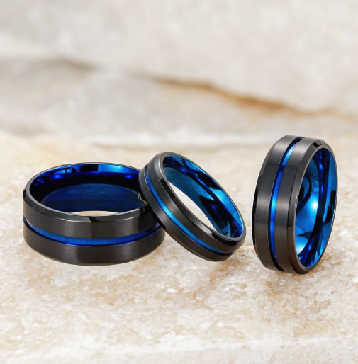 Titanium Steel Ring 8 mm