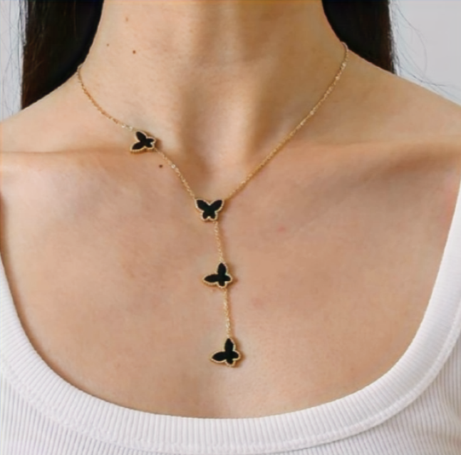 18K Gold Plated Steel Necklace