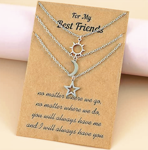 "Best Friend" Pendant Necklace