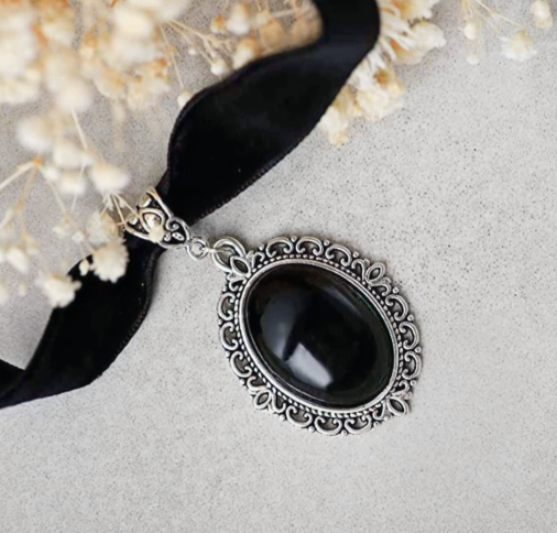 Black Velvet Victorian Choker
