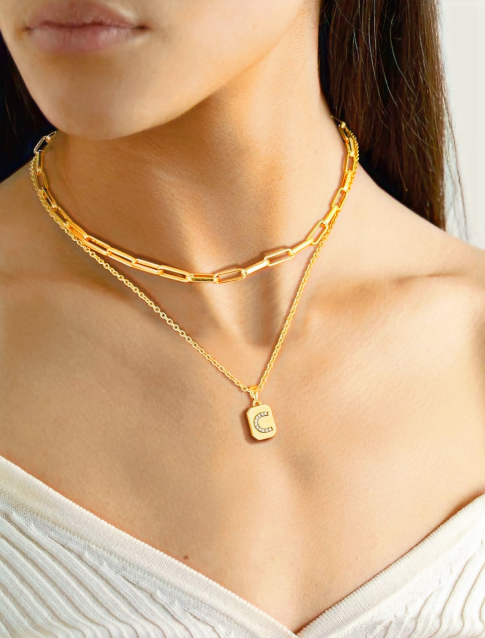 18K Gold Plated Stainless Steel Necklace