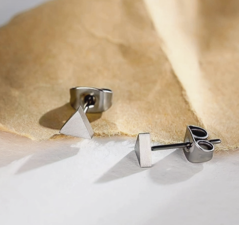 Triangle Stud Earrings