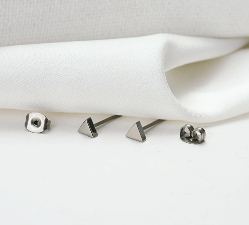Triangle Stud Earrings