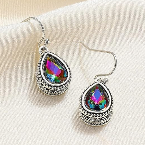 Vintage Teardrop Water Drop Dangle Earrings