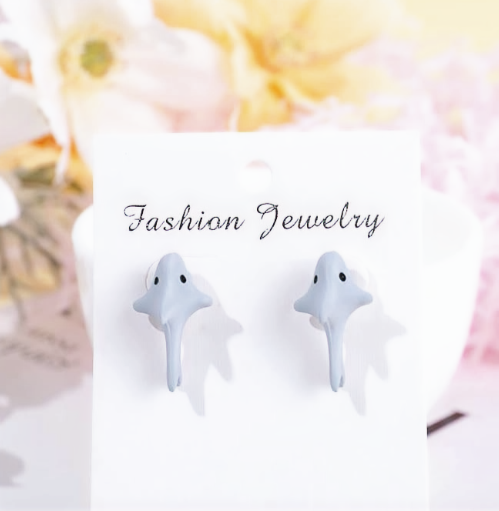 Cute Resin Stud Earrings