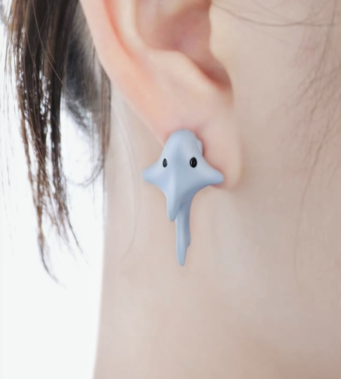 Cute Resin Stud Earrings
