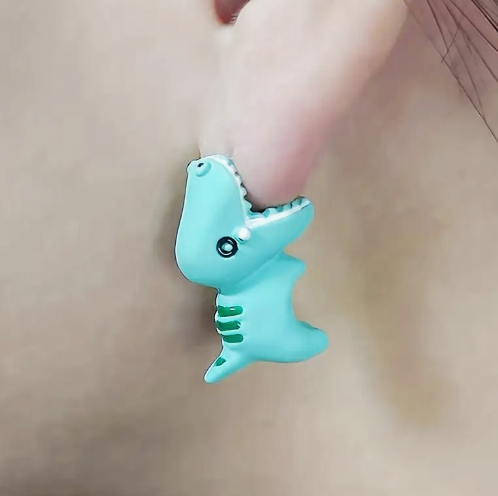 Animal Resin Stud Earrings