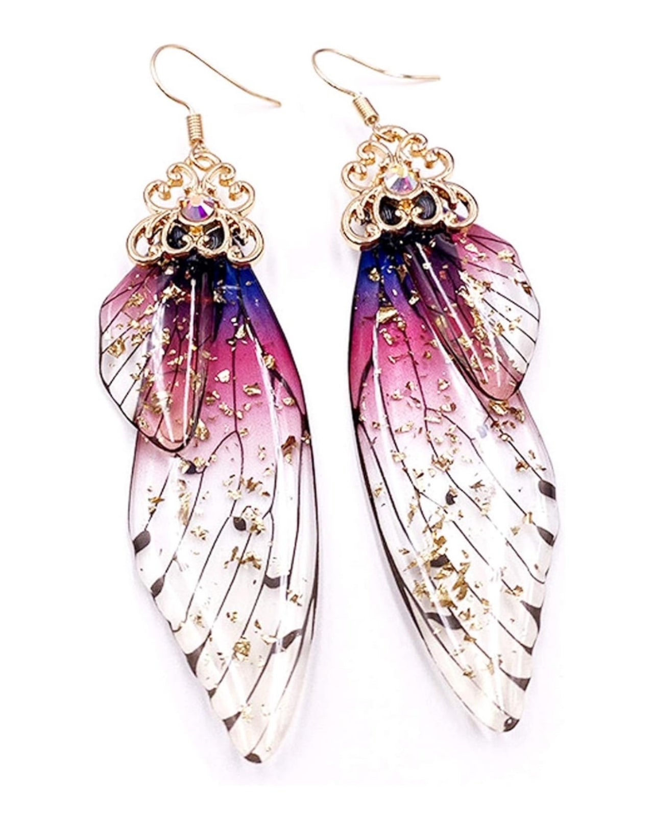 Butterfly Wing Drop Earrings