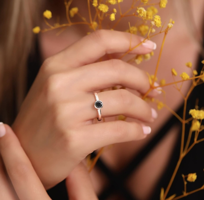 Sterling Silver Ring 1 mm