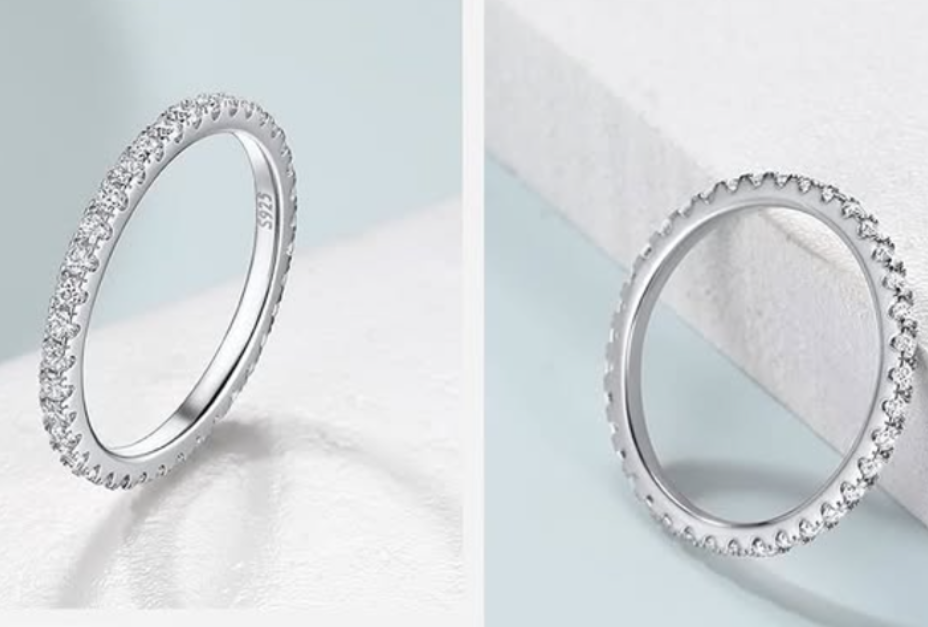 Wedding Sterling Silver 925 Ring 1.5 mm