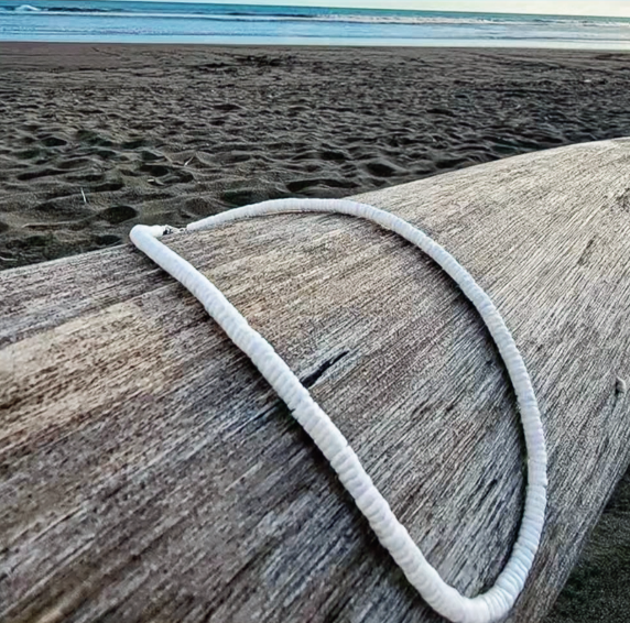 White Puka Shell Necklace
