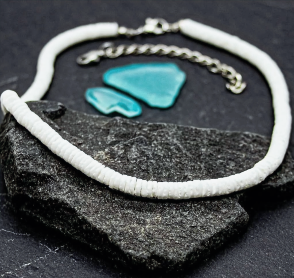 White Puka Shell Necklace