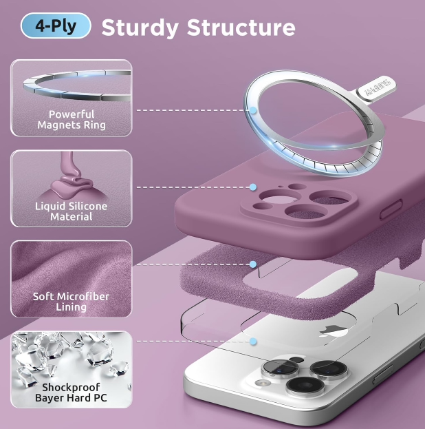 Surphy Magnetic Case for IPhone 16 Pro Max