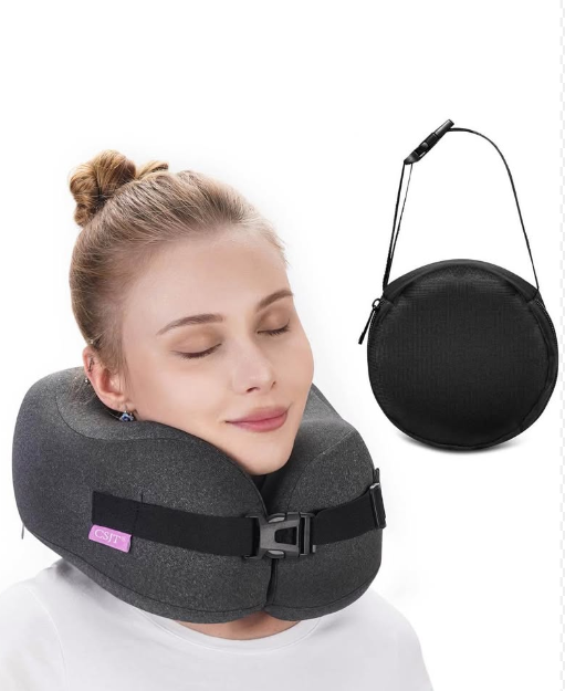 CSJT Travel Pillow Vac Compressed Memory Foam