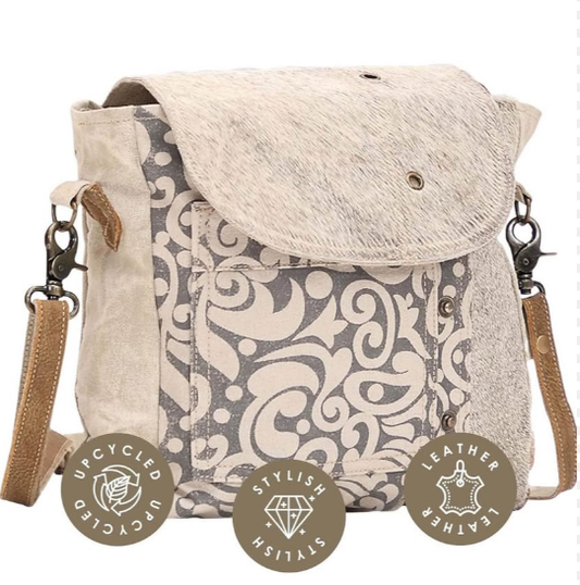 Factural Messenger Bag