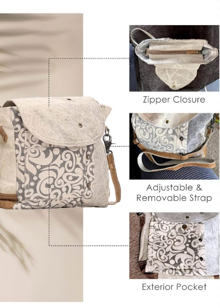 Factural Messenger Bag