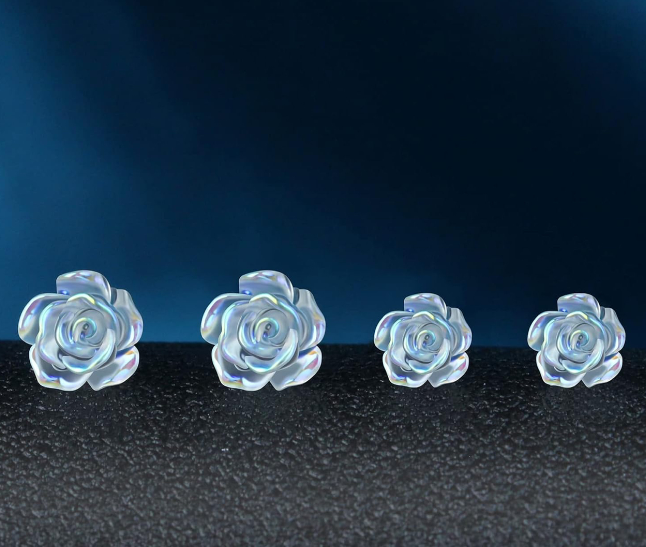 Tiny Rose Studs Earrings