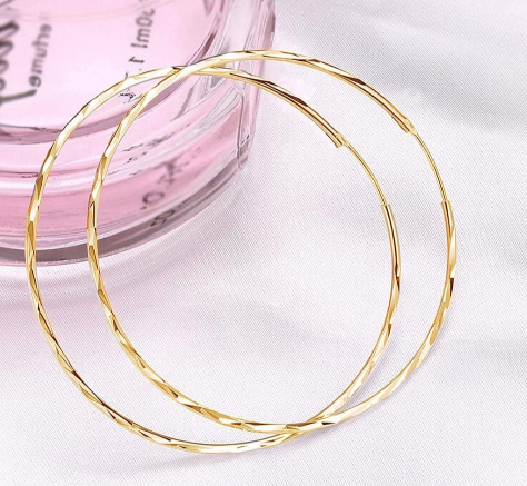 Sterling Silver Hoop Earrings 3 mm