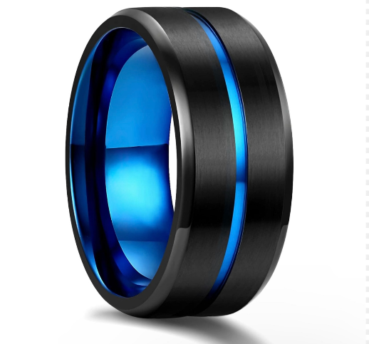 Titanium Steel Ring 8 mm