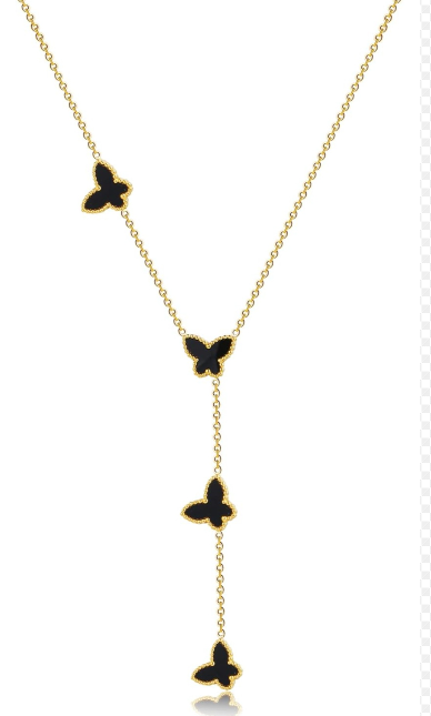 18K Gold Plated Steel Necklace