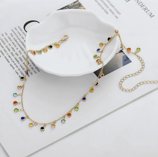 Bead Crystal Pendant Necklace