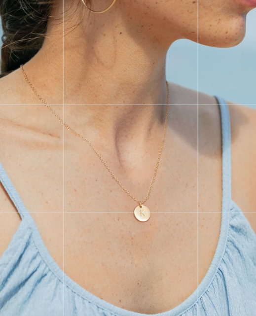 "K" Pendant Necklace