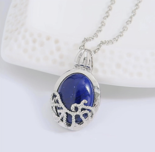 Vampire Girl Vervain Charm Necklace