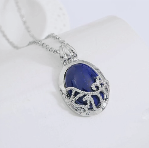 Vampire Girl Vervain Charm Necklace