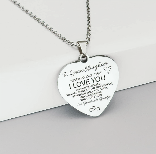 "Granddaught" Pendant Necklace