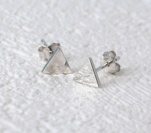 Triangle Stud Earrings