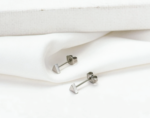 Triangle Stud Earrings