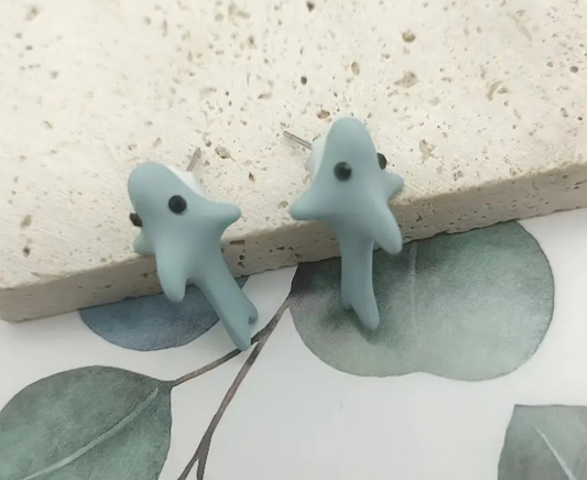 Cute Resin Stud Earrings