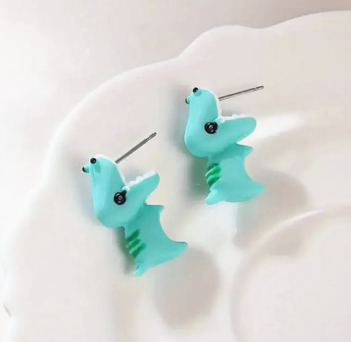 Animal Resin Stud Earrings