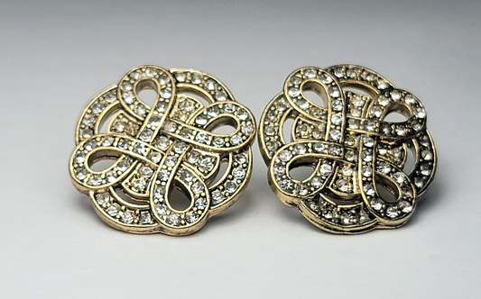 Vintage Stainless Steel Earrings