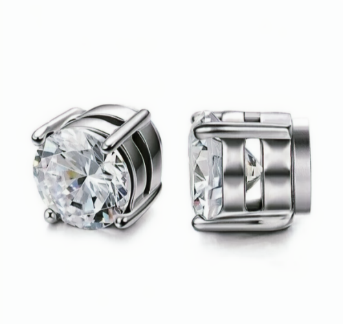 Stainless Steel Magnetic Earrings