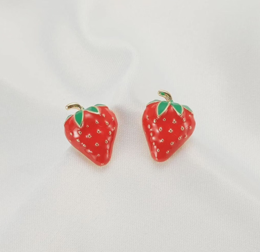 Strawberry Cute Stud Earrings